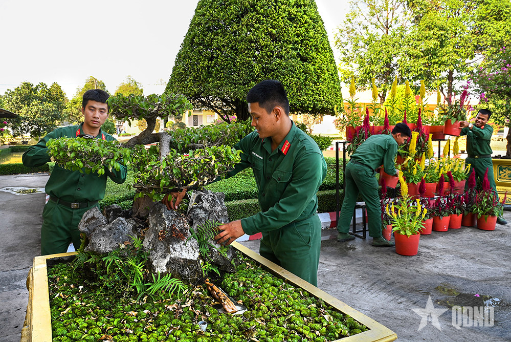 Bộ đội Pháo binh đón mừng xuân mới